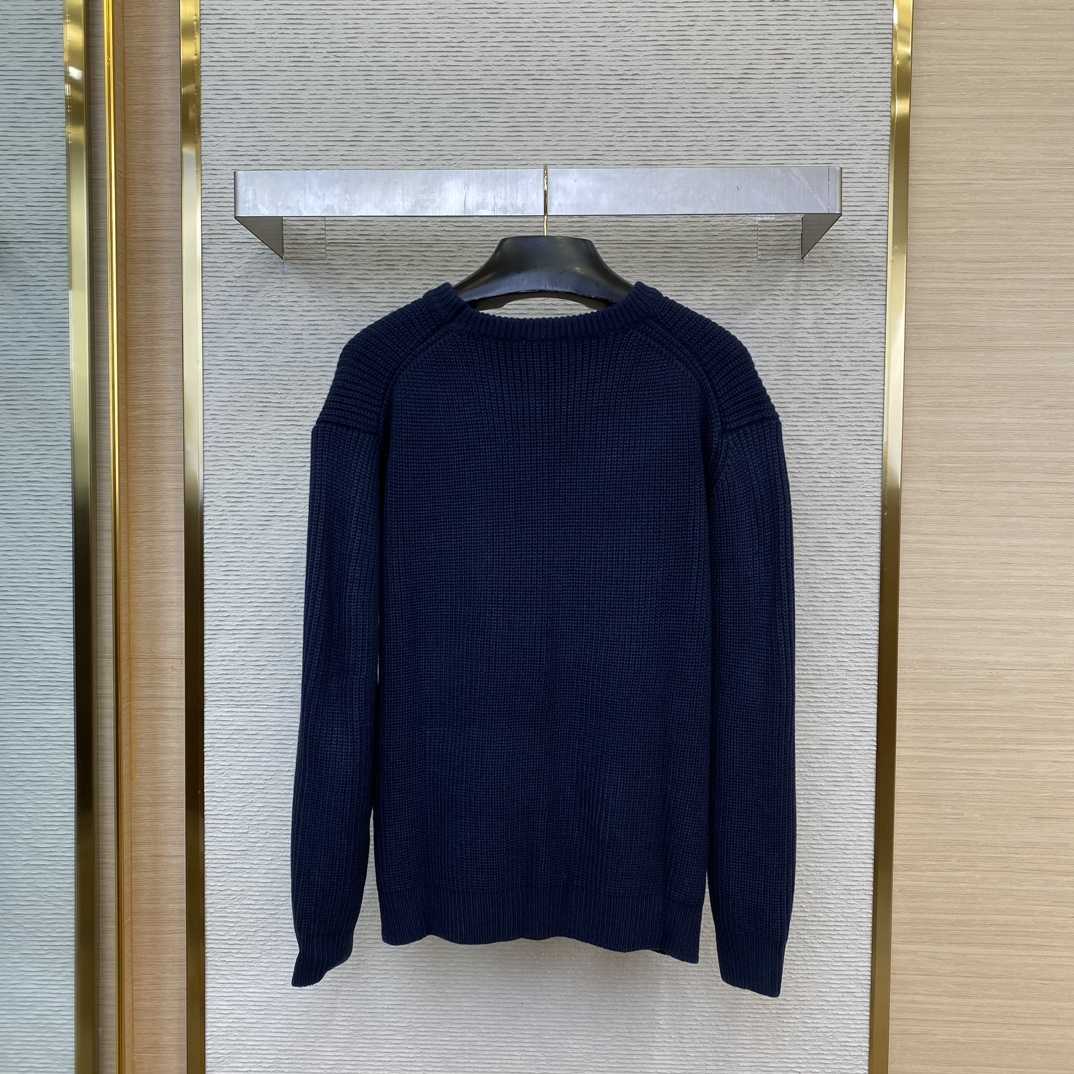 Celine Oversized Sweater In Ribbed Wool - DopestKickz