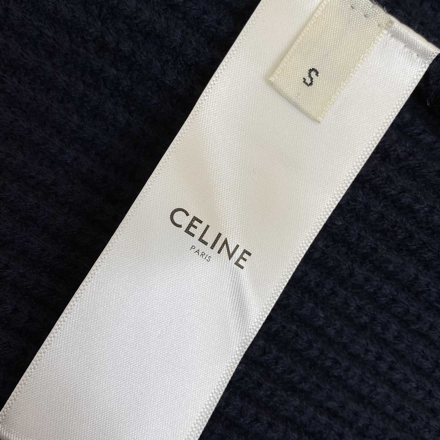Celine Oversized Sweater In Ribbed Wool - DopestKickz