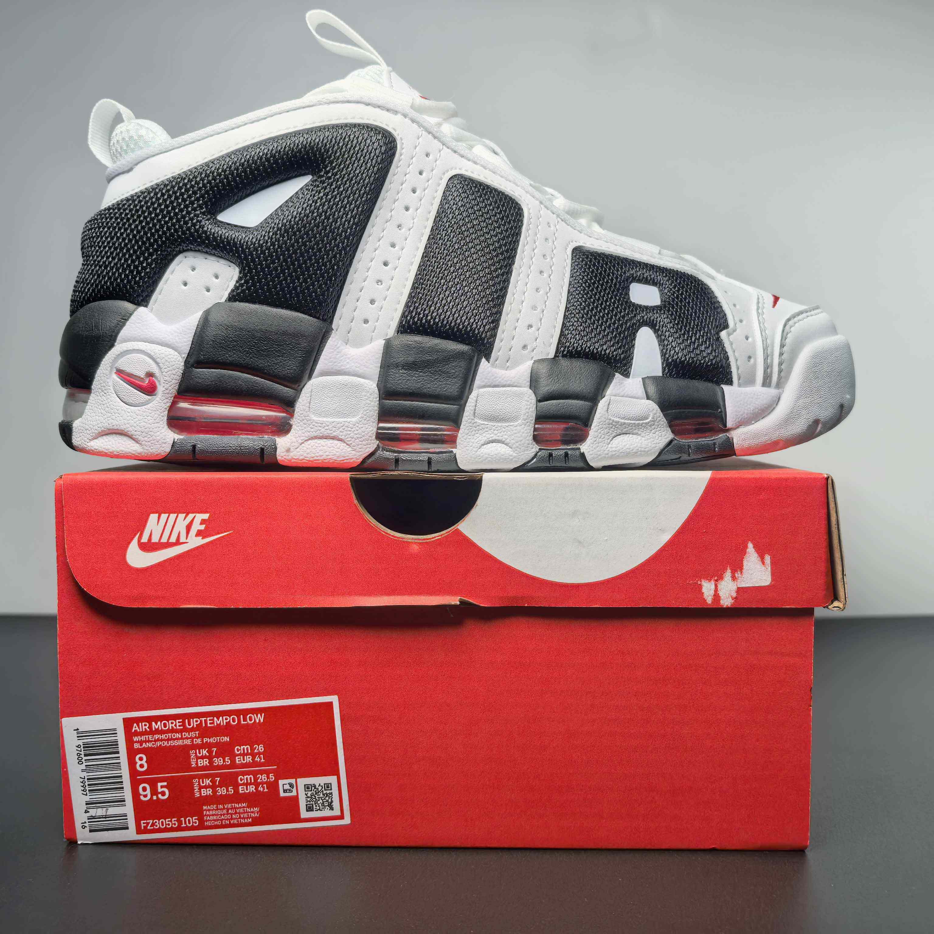 Nike Air More Uptempo Low  Sneakers     FZ3055-105 - DopestKickz