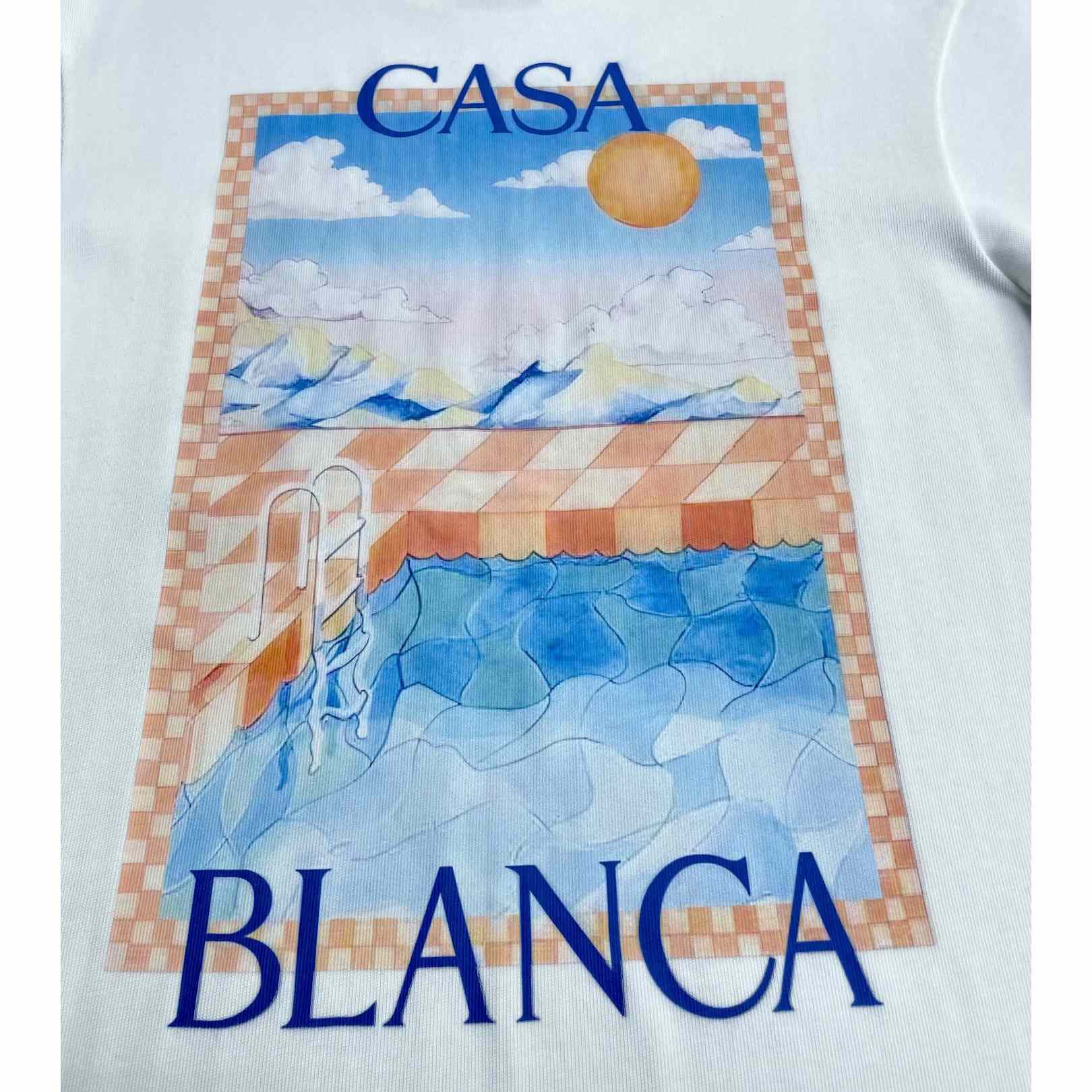 Casablanca Surreal Pool T-shirt   C968 - DopestKickz