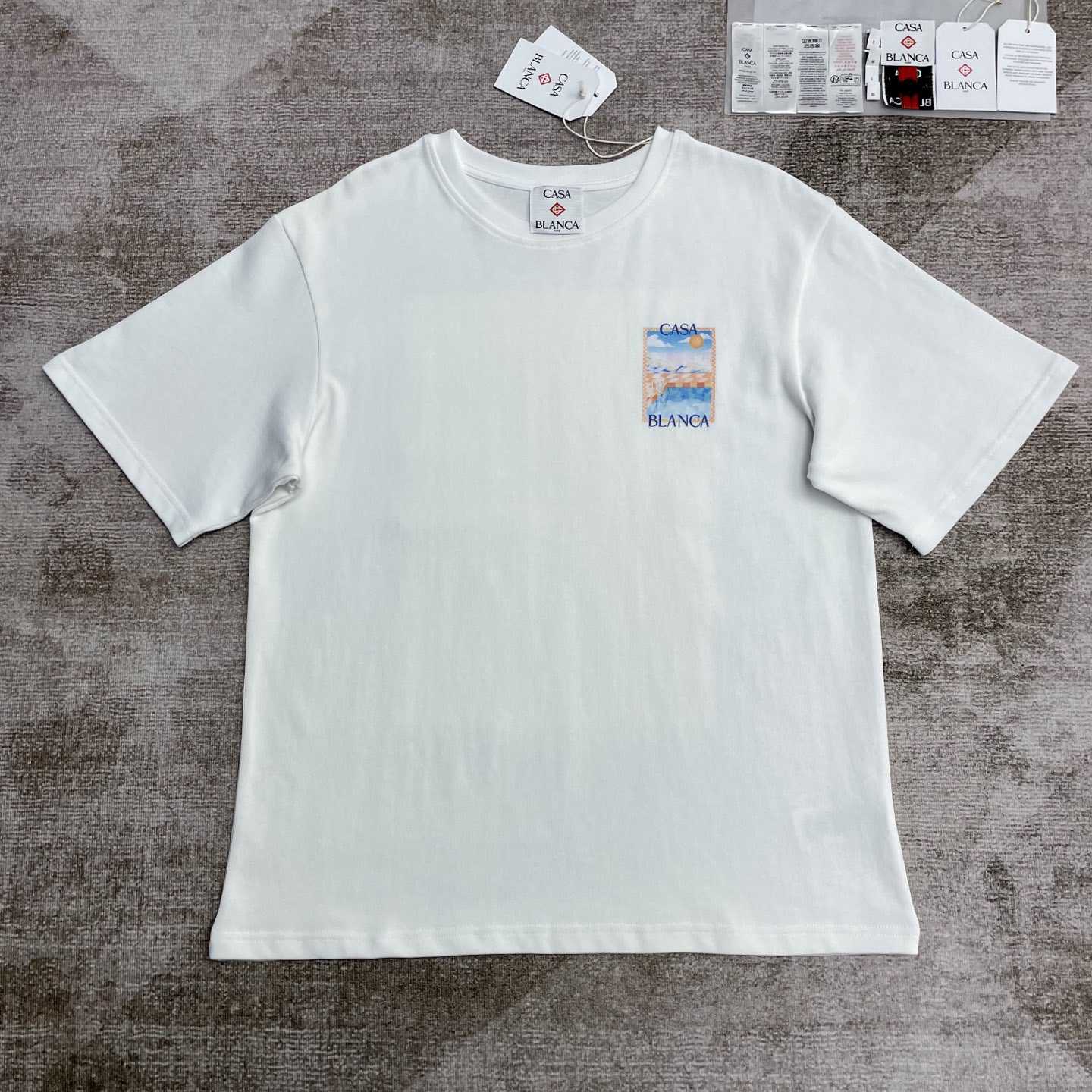 Casablanca Surreal Pool T-shirt   C968 - DopestKickz