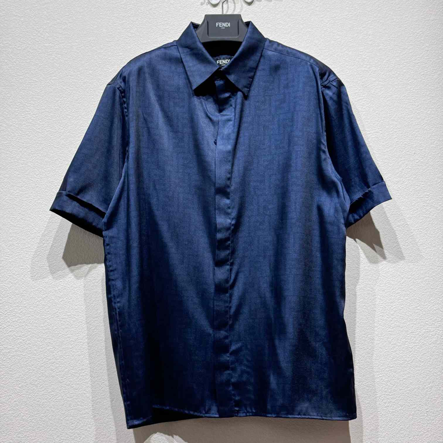 Fendi Allover Logo Printed Buttoned Shirt - DopestKickz