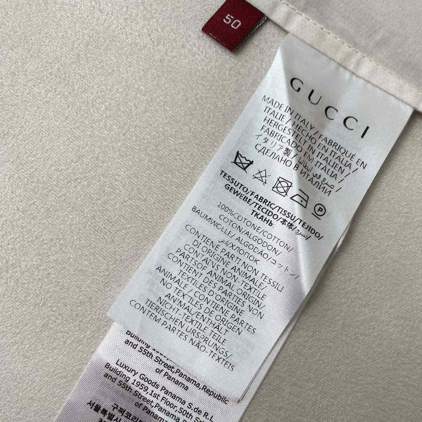 Gucci GG Web-print Cotton Shirt - DopestKickz