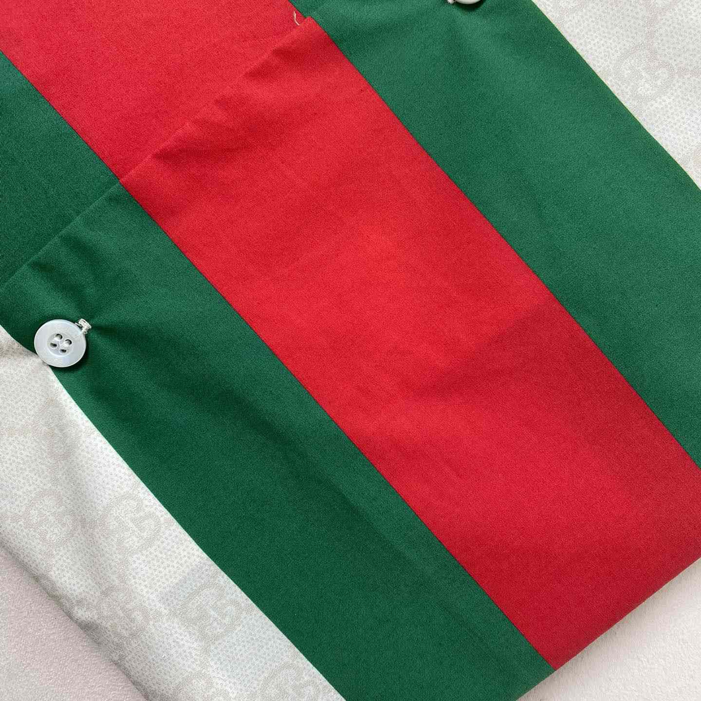 Gucci GG Web-print Cotton Shirt - DopestKickz