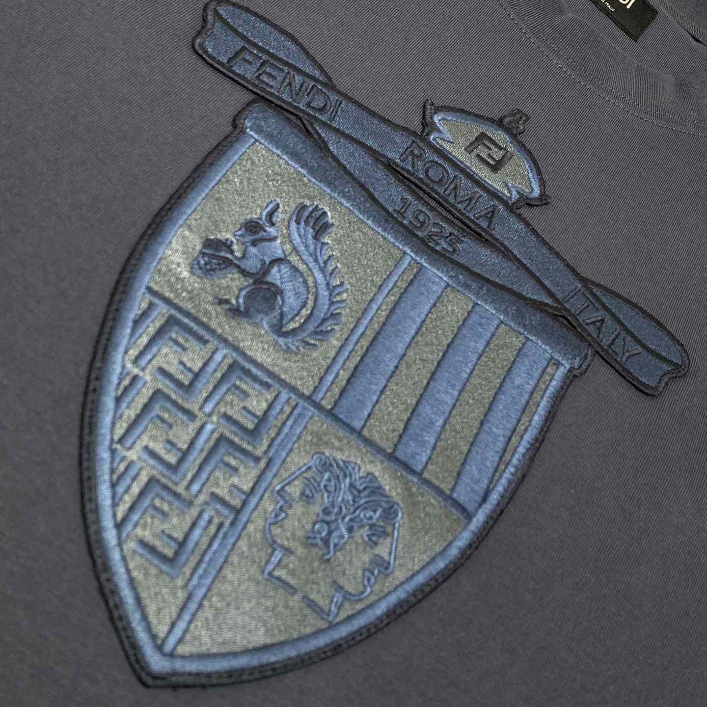 Fendi Navy Blue Cotton T-shirt - DopestKickz