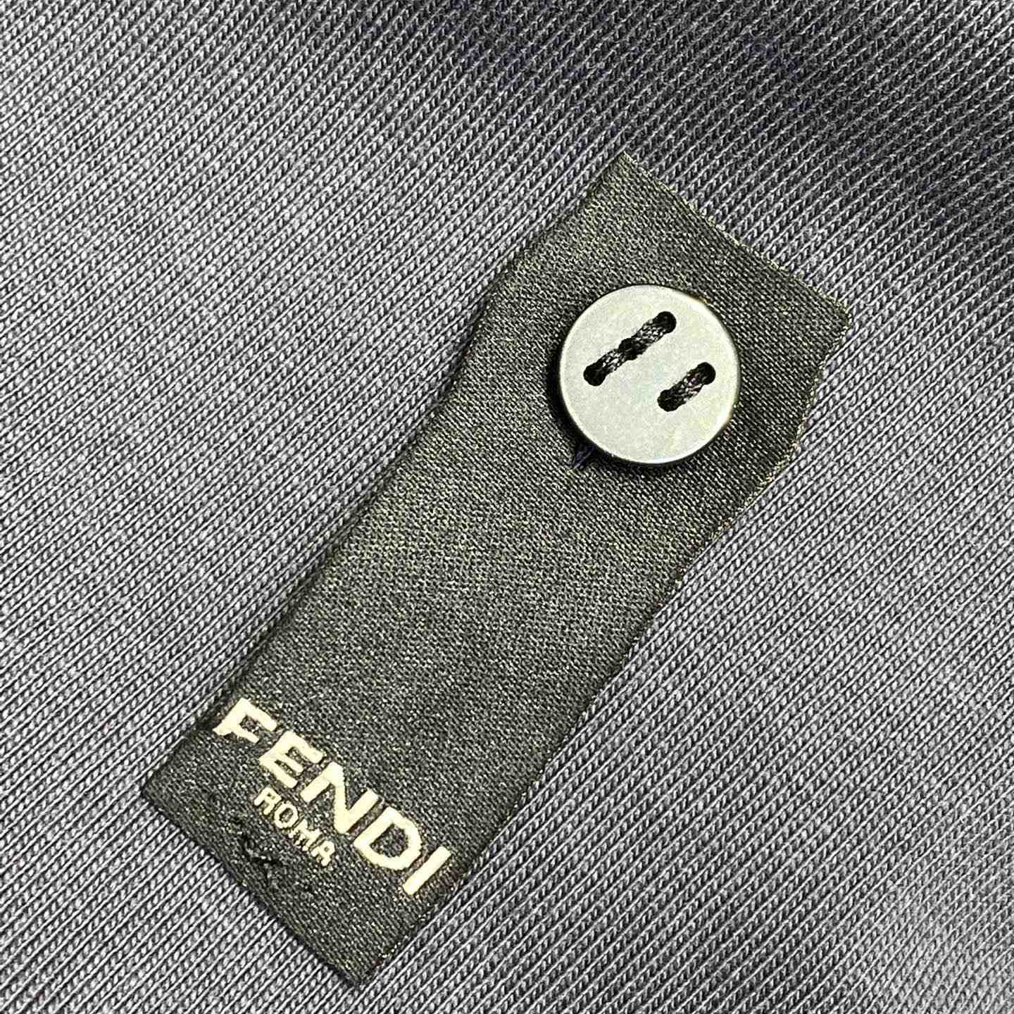 Fendi Navy Blue Cotton T-shirt - DopestKickz