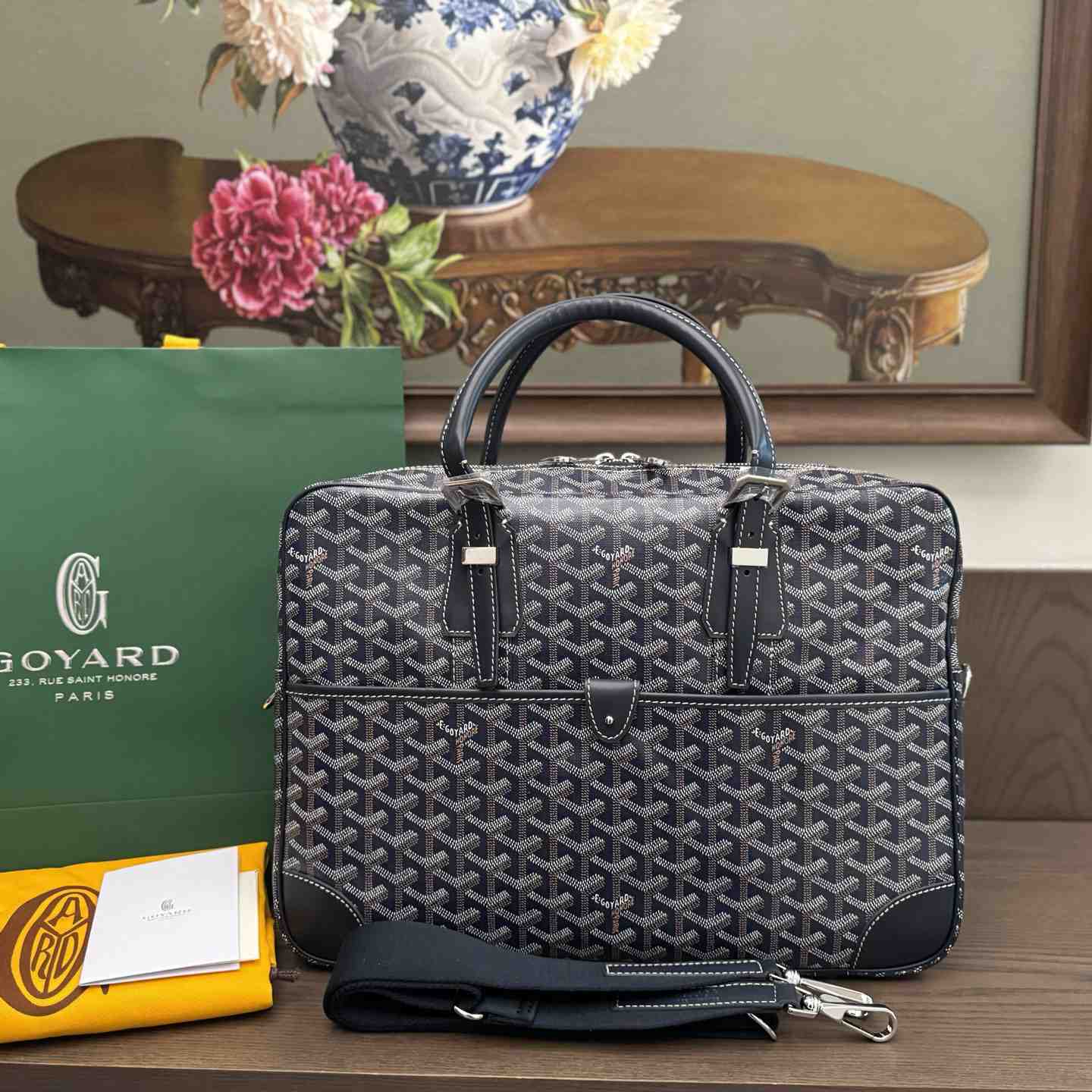 Goyard Ambassade MM Document Case - DopestKickz