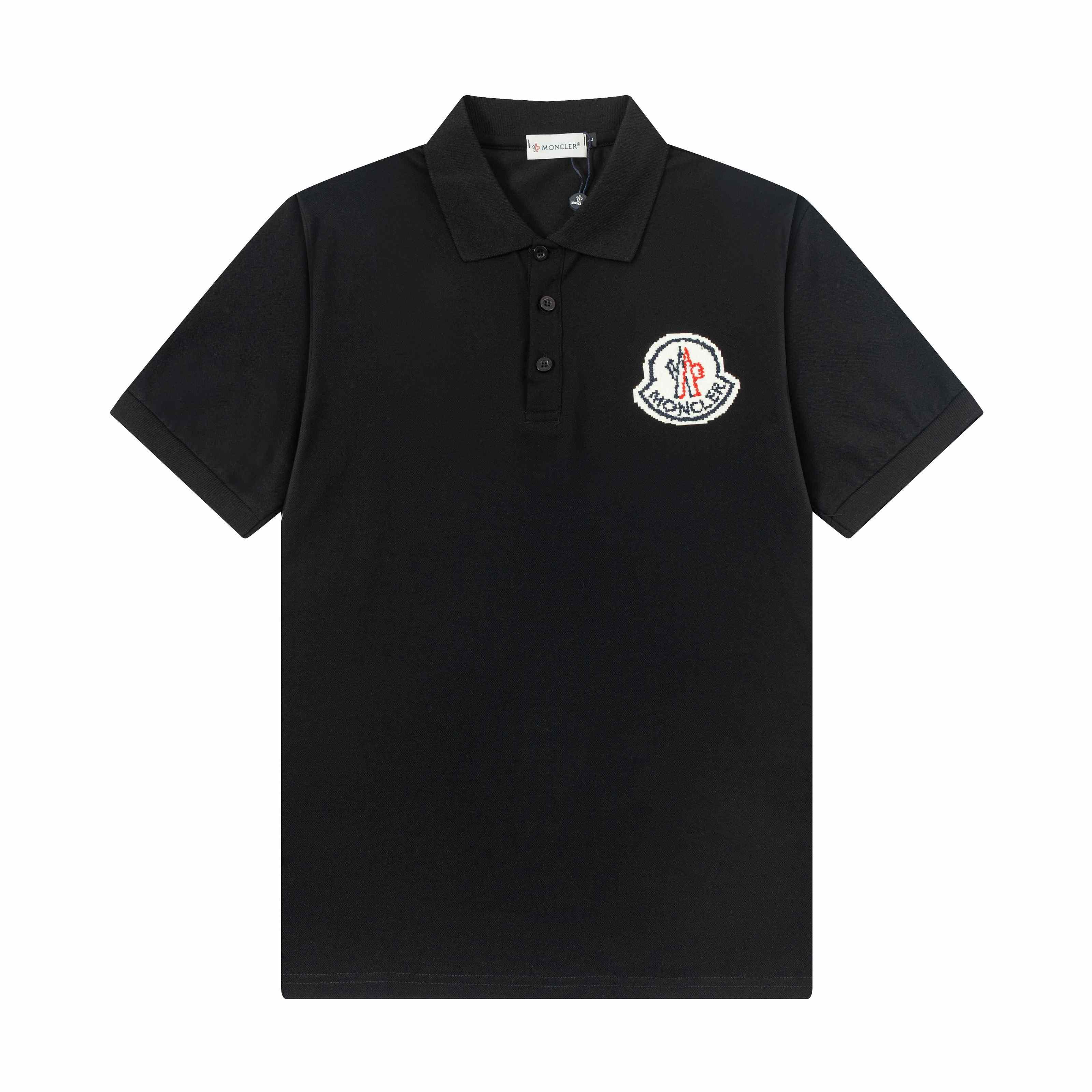 Moncler Logo Cotton Polo Shirts - DopestKickz