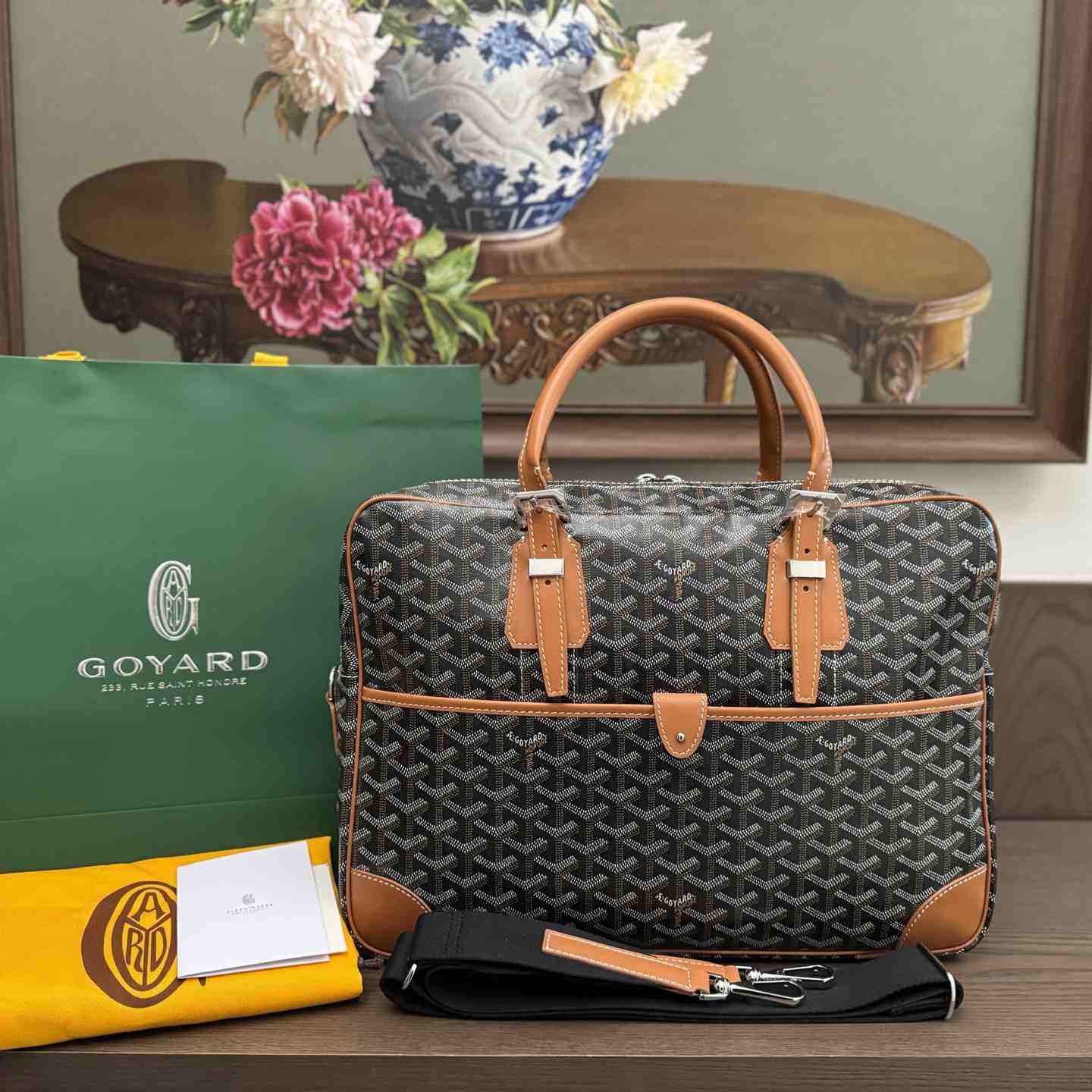 Goyard Ambassade MM Document Case - DopestKickz