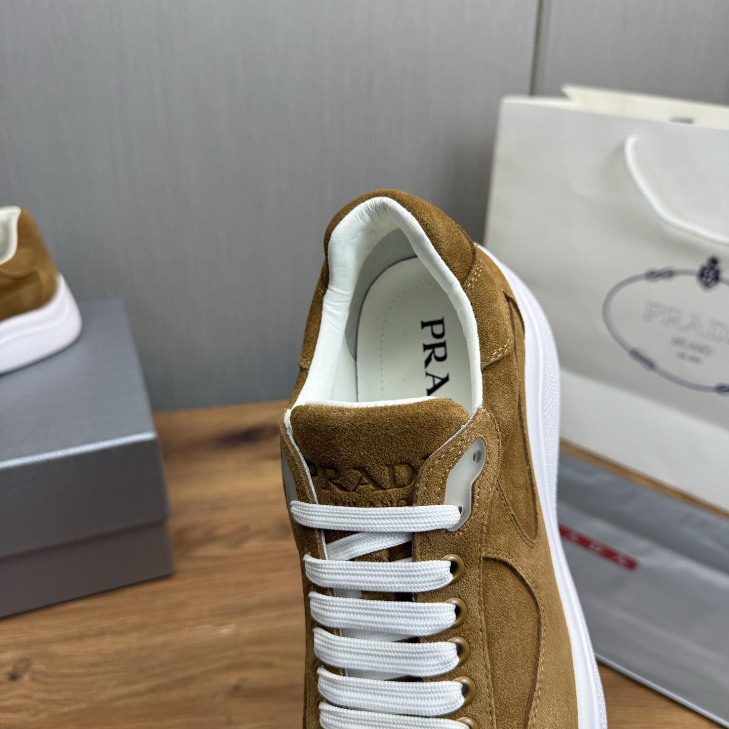 Prada America's Cup Suede Sneakers - DopestKickz