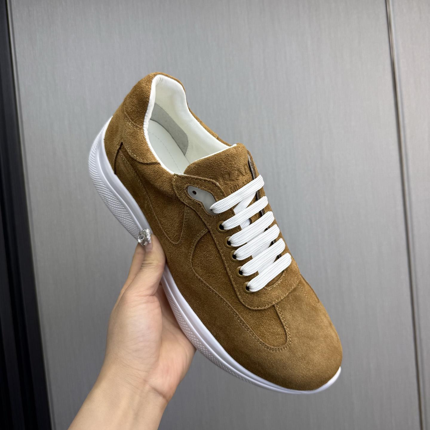 Prada America's Cup Suede Sneakers - DopestKickz