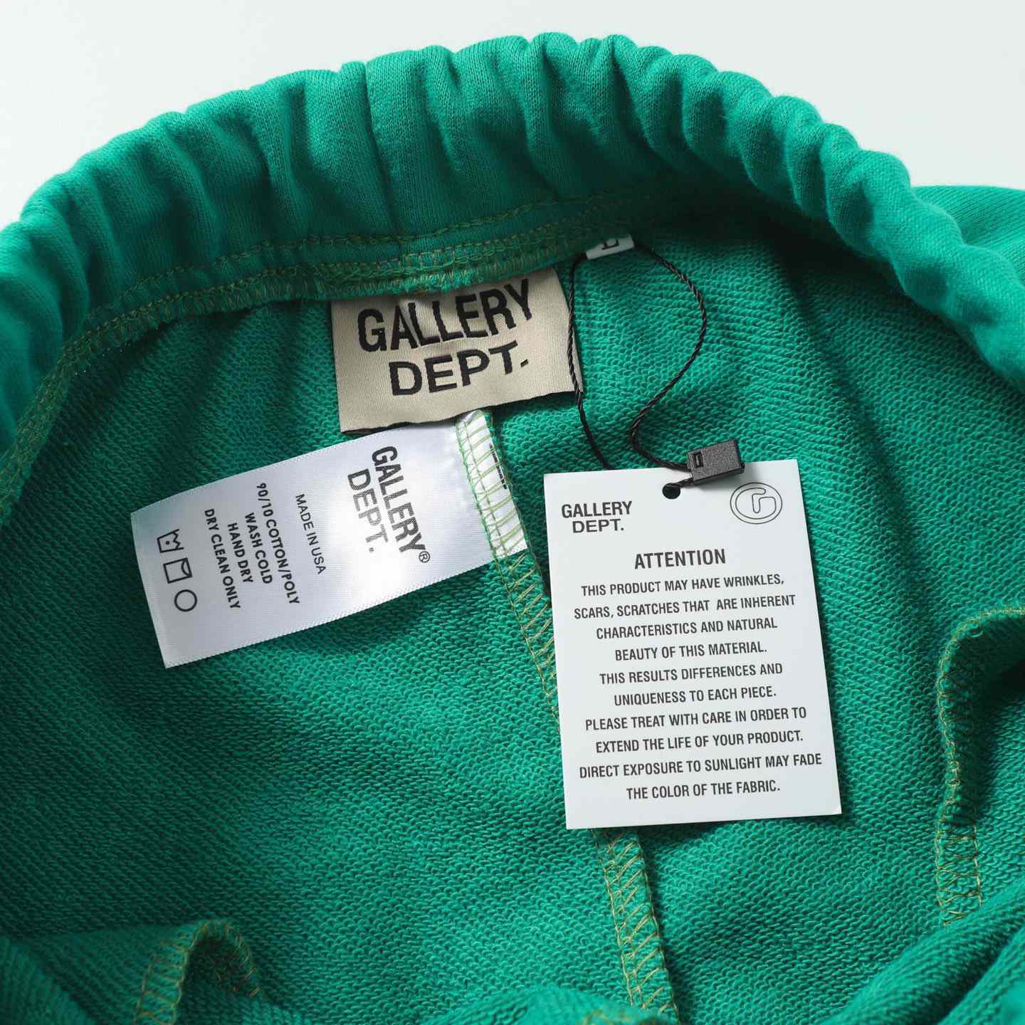 Gallery Dept. Flared Denim-Panelled Logo-Print Cotton-Jersey Sweatpants - DopestKickz