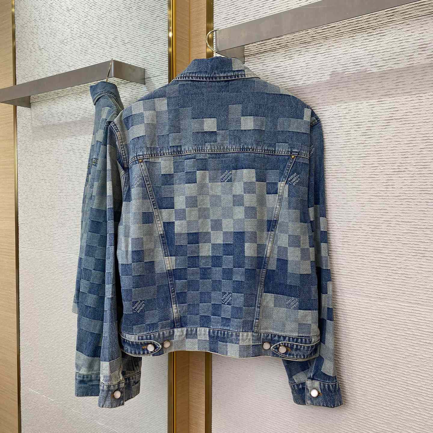 Louis Vuitton Damier Denim Jacket   - DopestKickz
