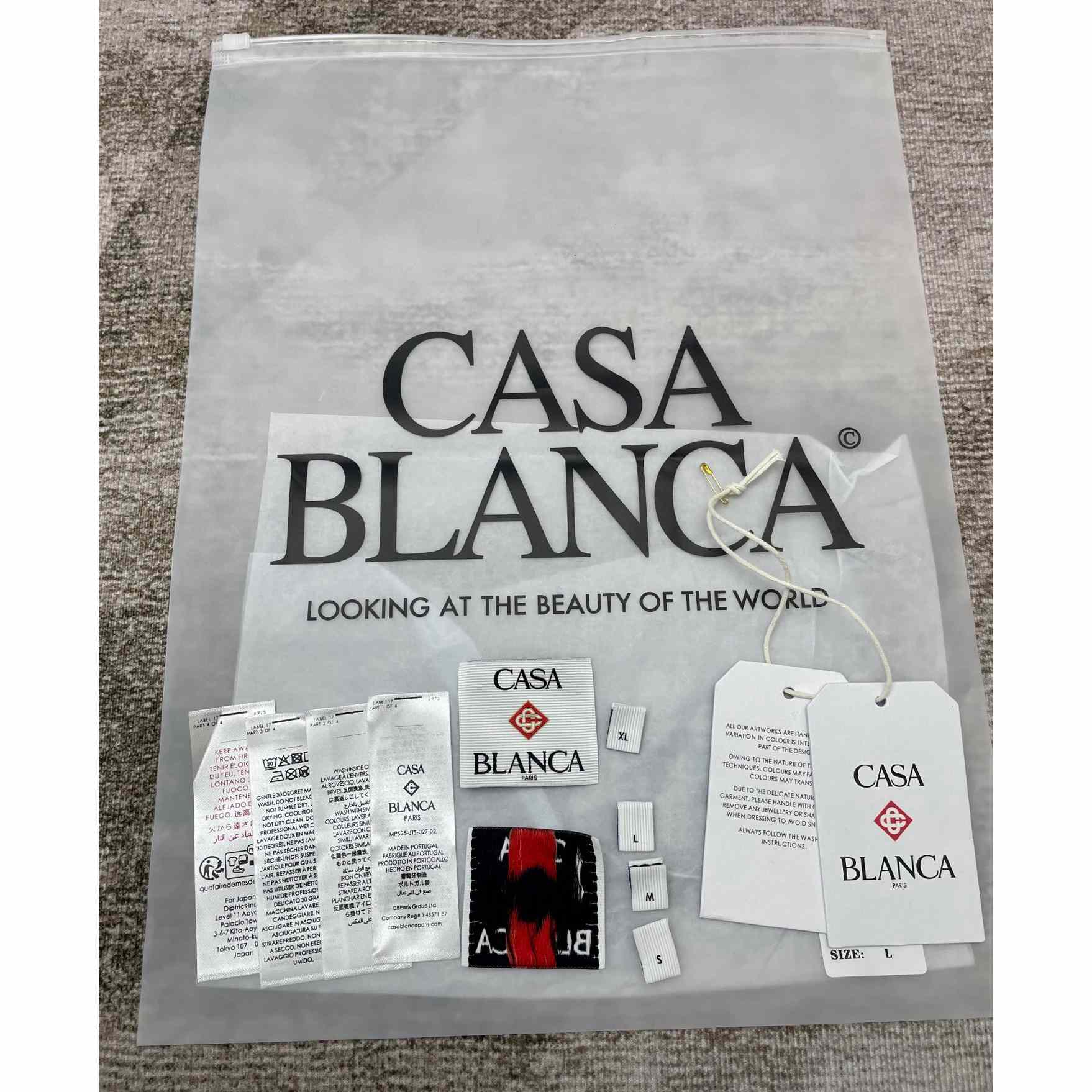 Casablanca Gothic Logo T-Shirt   C975 - DopestKickz