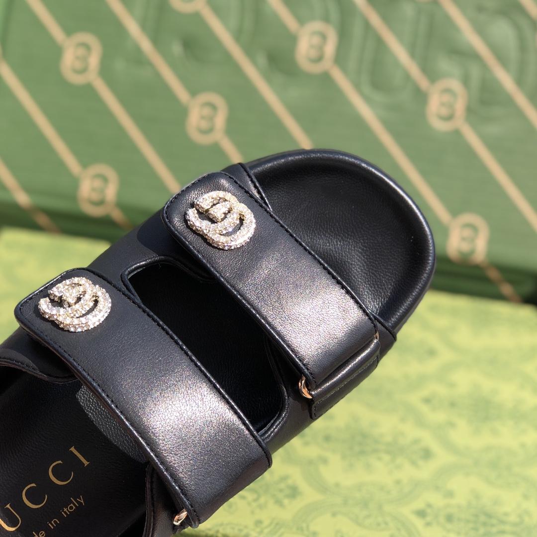 Gucci Women's Double G Sandal - DopestKickz