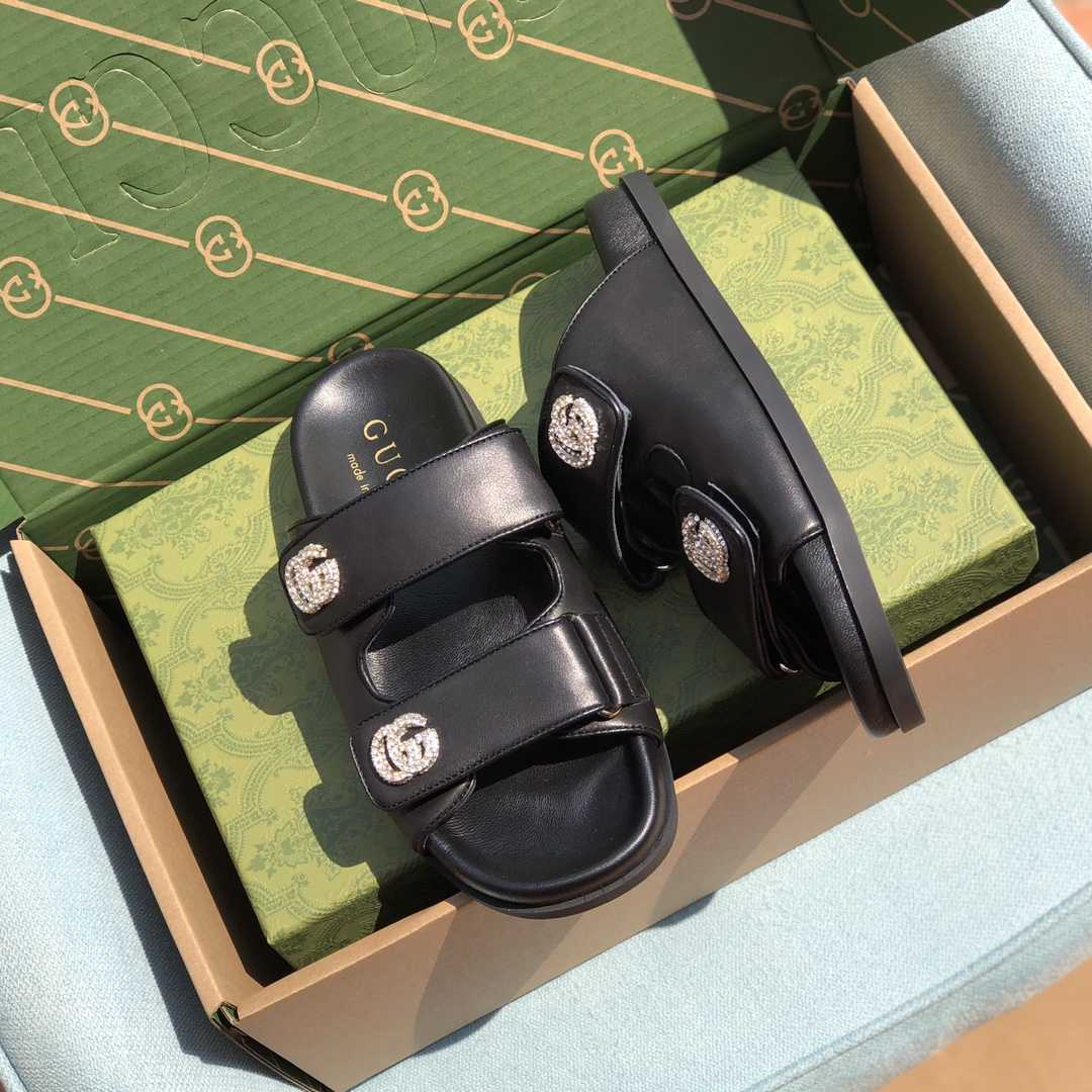 Gucci Women's Double G Sandal - DopestKickz