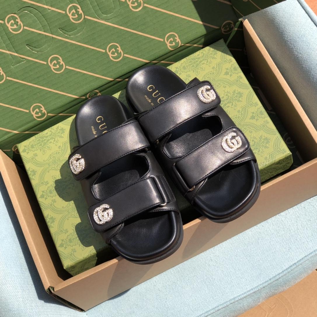 Gucci Women's Double G Sandal - DopestKickz