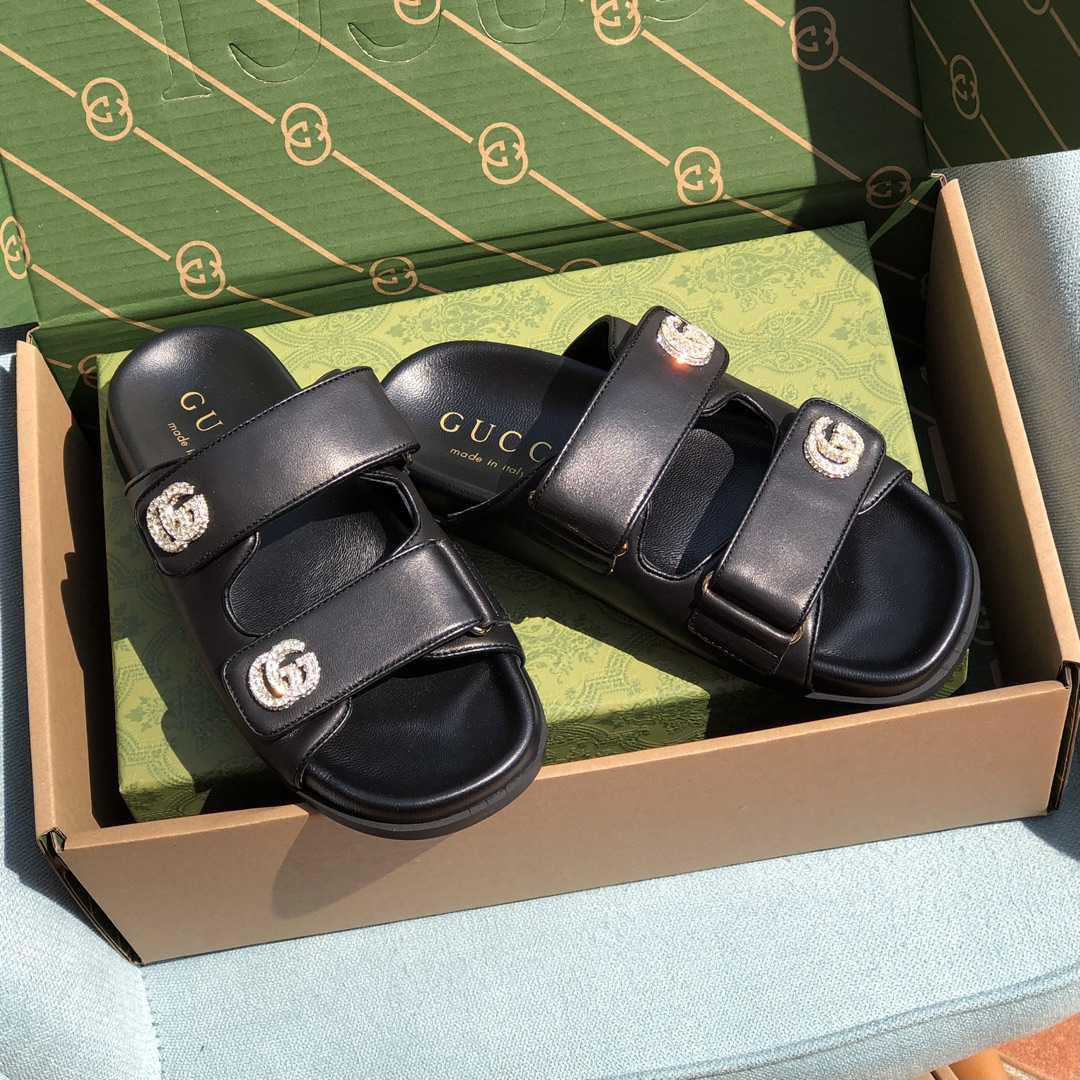 Gucci Women's Double G Sandal - DopestKickz
