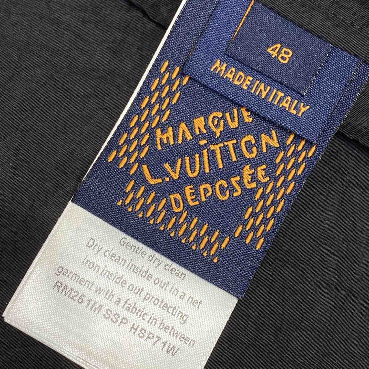 Louis Vuitton Flocked  Monogram Short-Sleeved Shirt - DopestKickz