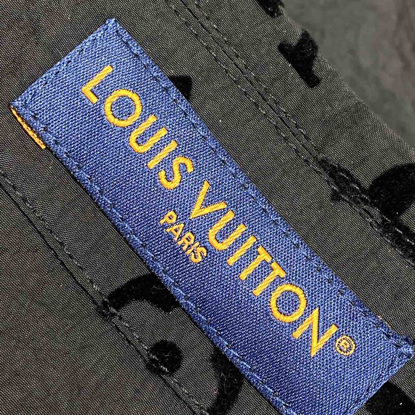 Louis Vuitton Flocked  Monogram Short-Sleeved Shirt - DopestKickz