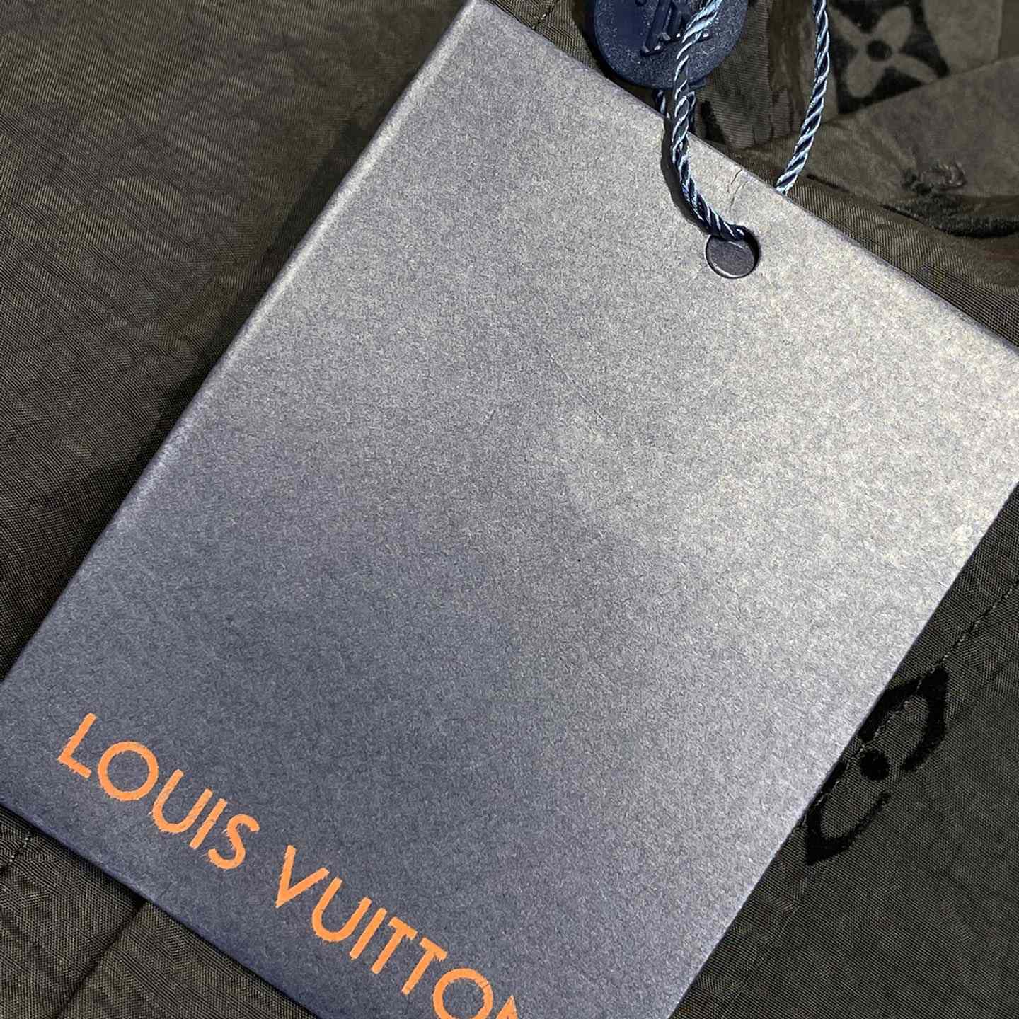 Louis Vuitton Flocked  Monogram Short-Sleeved Shirt - DopestKickz