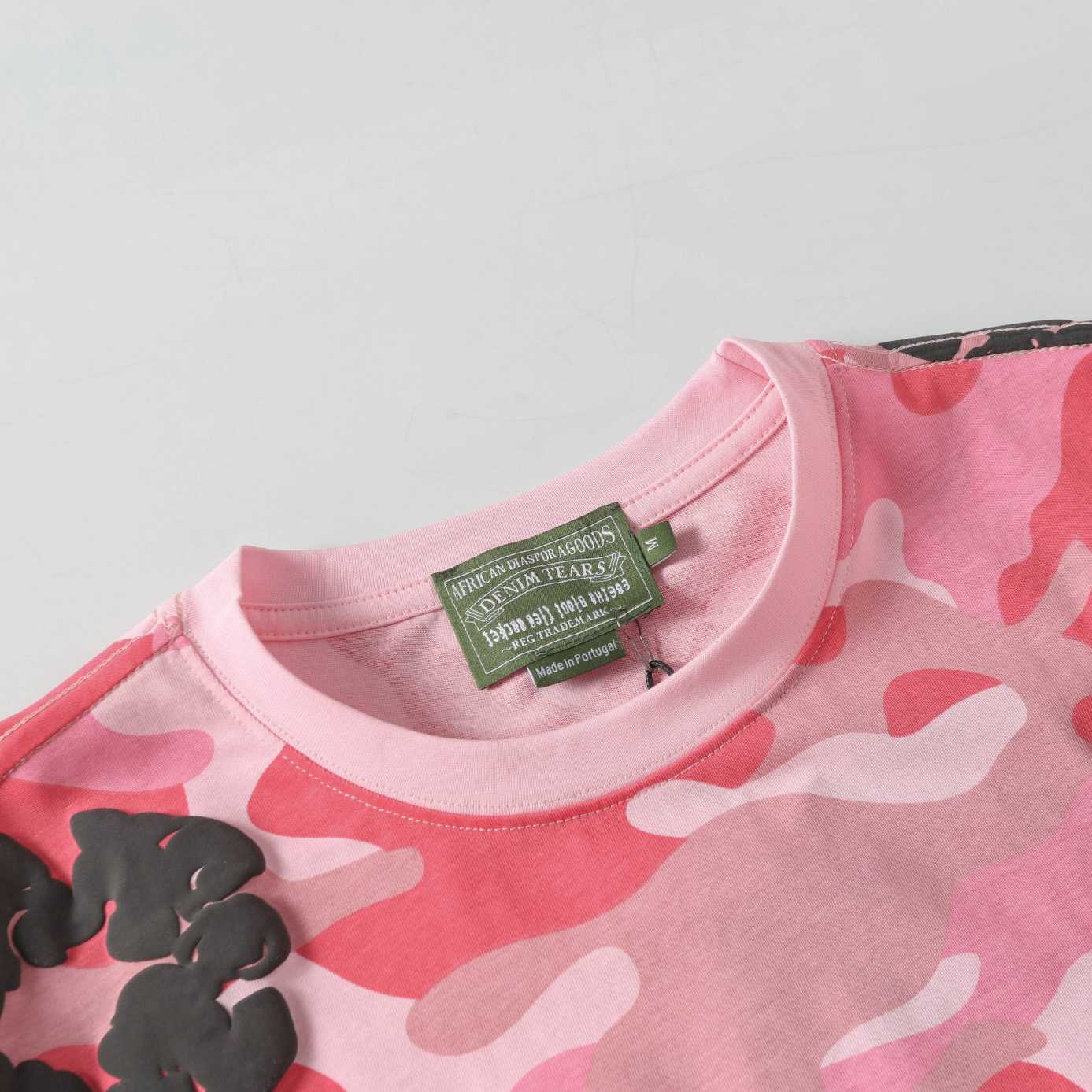 Denim Tears Camo Cotton T-shirt  - DopestKickz