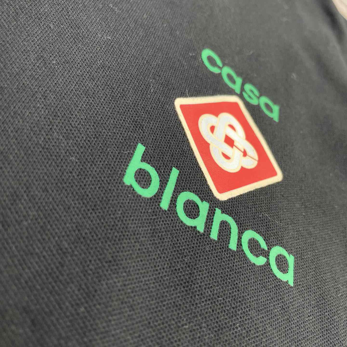 Casablanca Logo Piqué Polo Shirt   c999 - DopestKickz