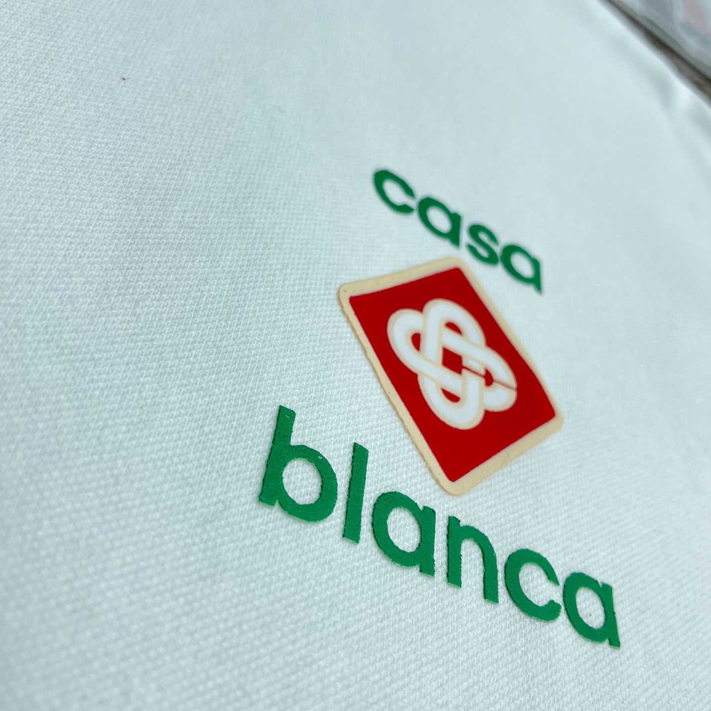 Casablanca Logo Piqué Polo Shirt   c1000 - DopestKickz