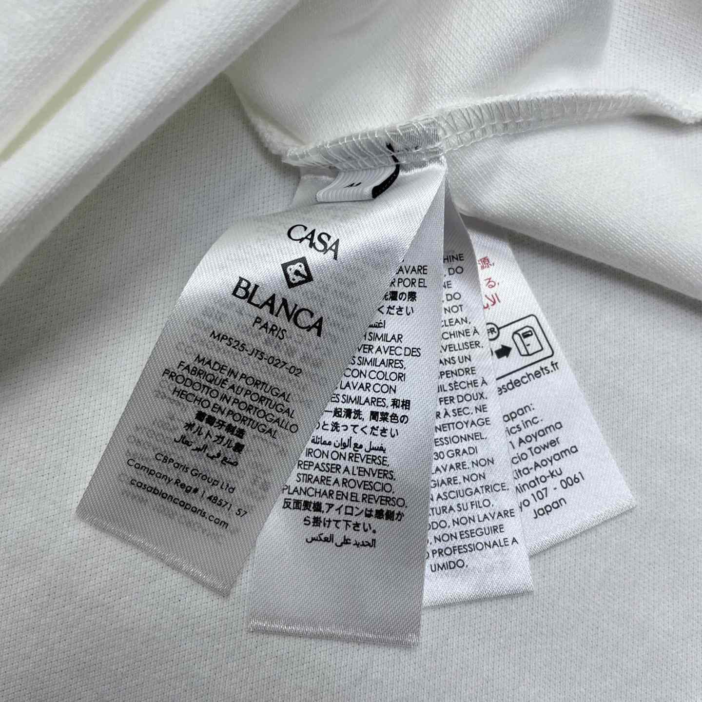 Casablanca Logo Piqué Polo Shirt   c1000 - DopestKickz