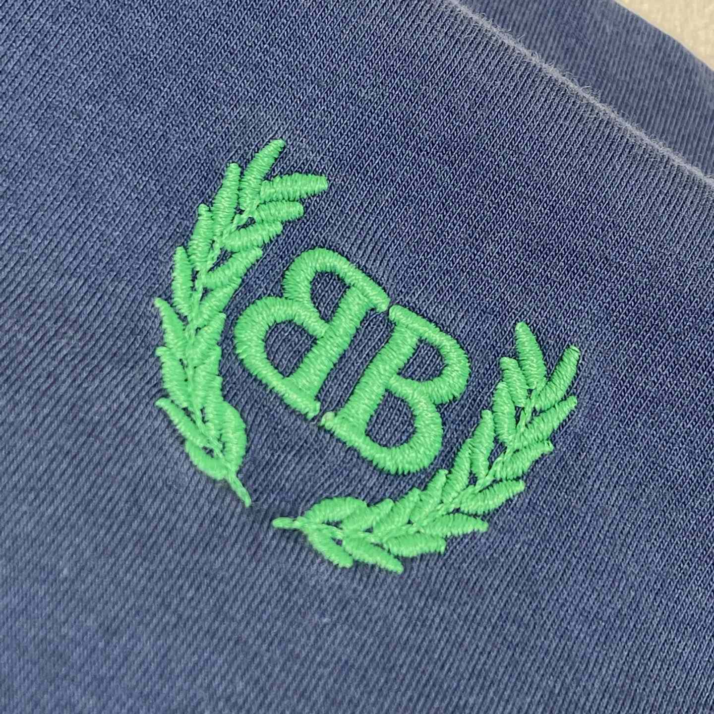 Balenciaga Men's Blue Logo T-shirt - DopestKickz