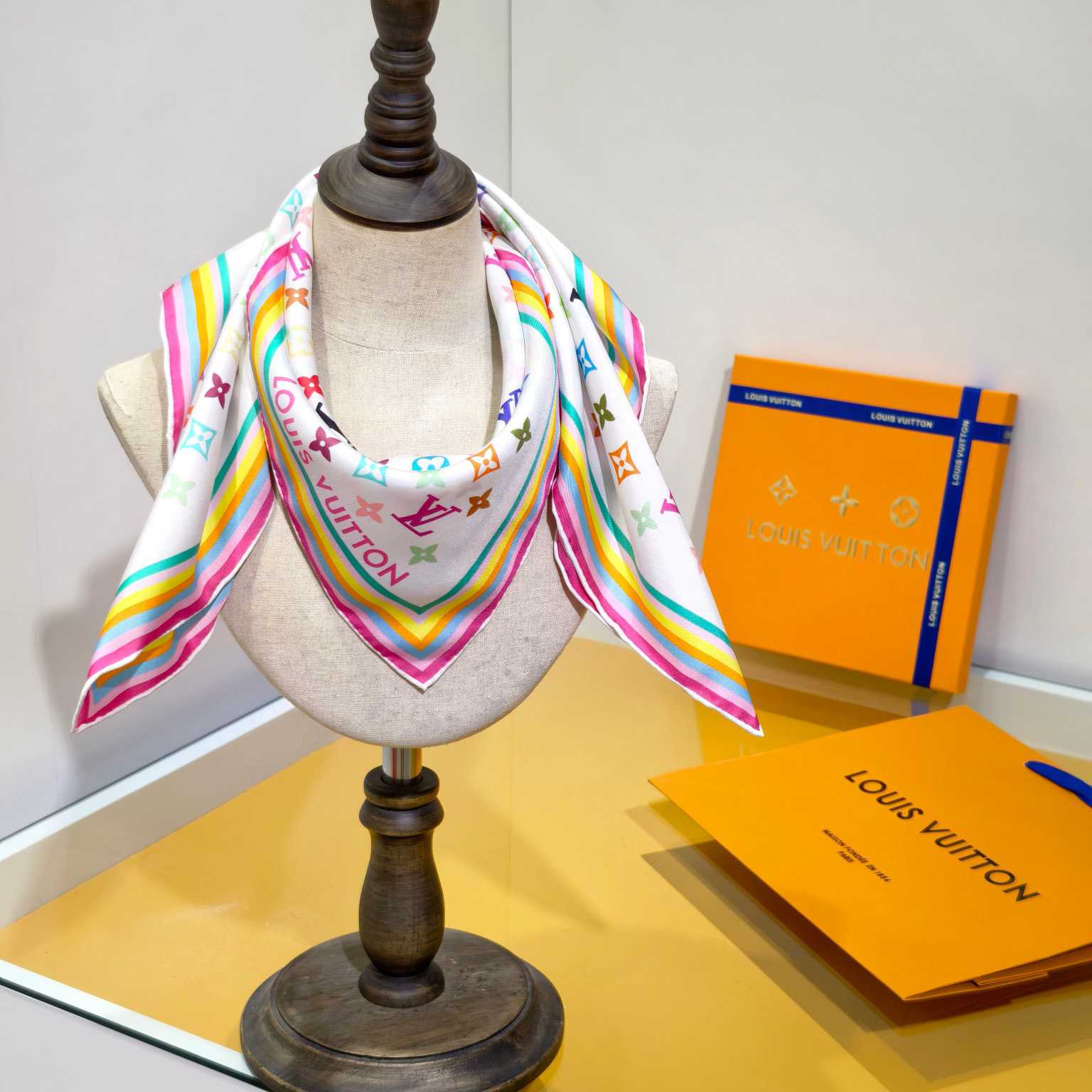 Louis Vuitton LV x TM Monogram Multicolor Square 90   M94967 - DopestKickz