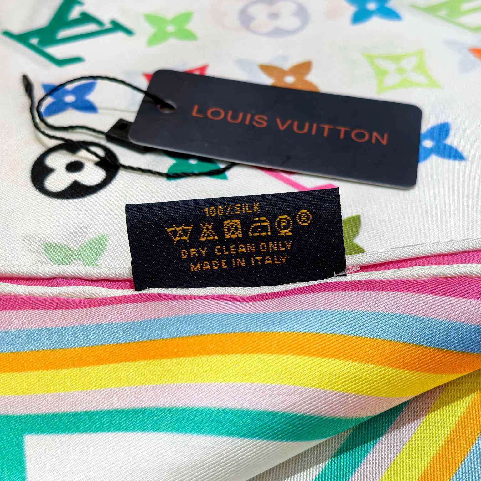 Louis Vuitton LV x TM Monogram Multicolor Square 90   M94967 - DopestKickz