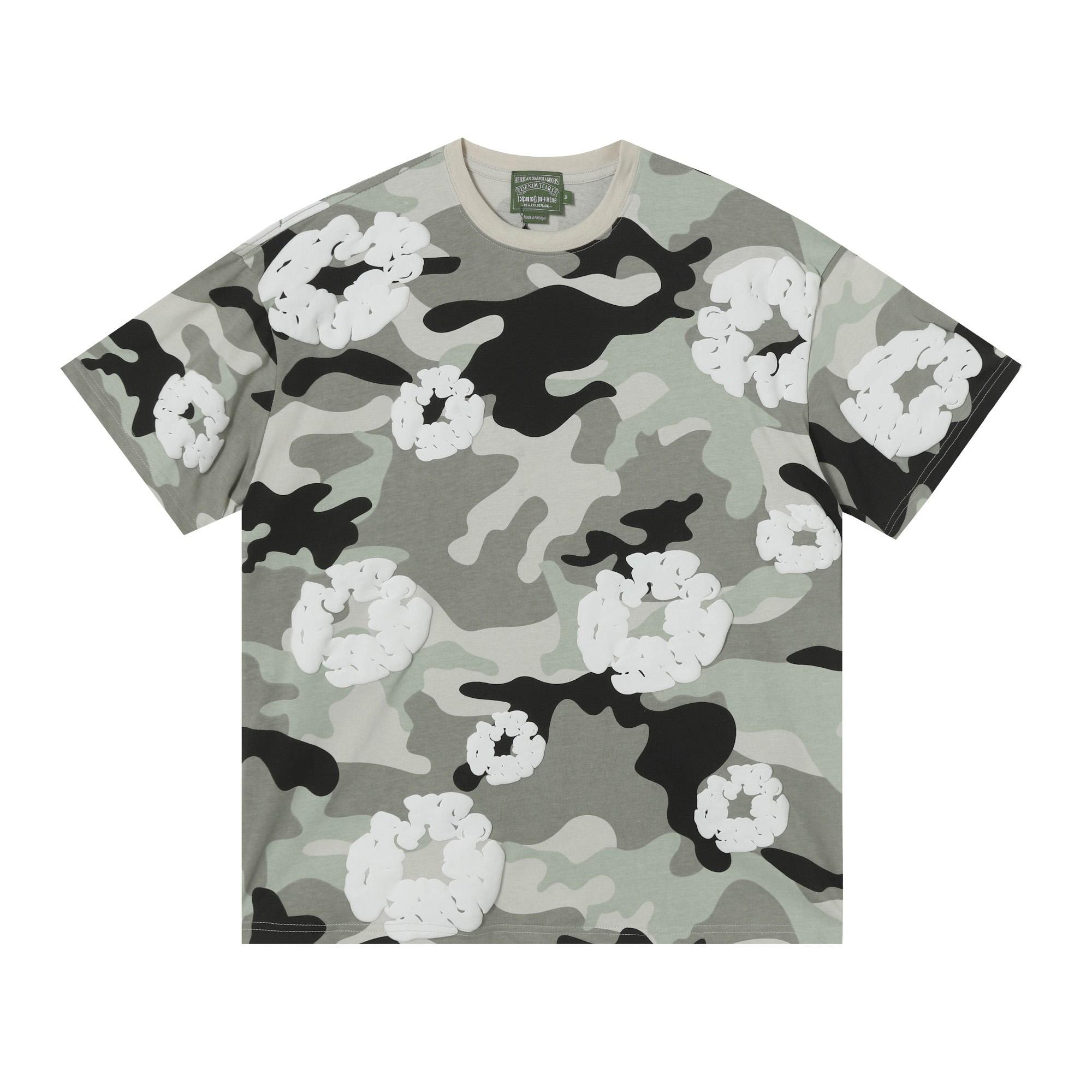 Denim Tears Camo Cotton T-shirt  - DopestKickz