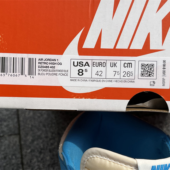 Air Jordan 1 Hi OG “UNC Reimagined” Sneaker   DZ5485-402 - DopestKickz