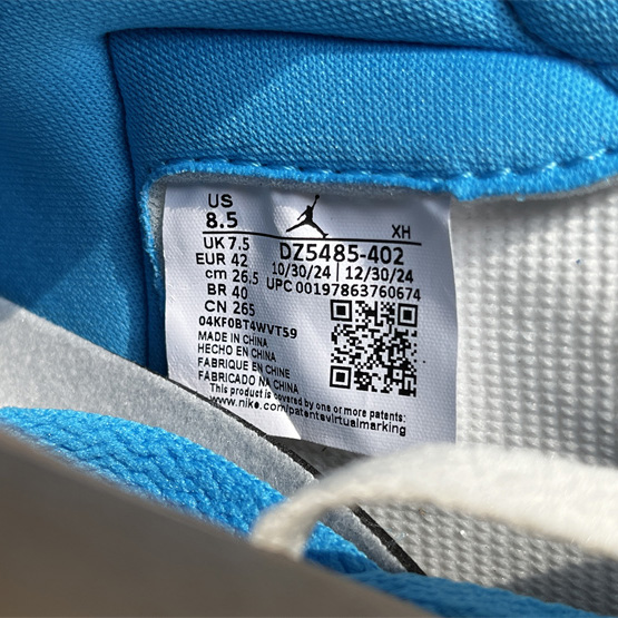 Air Jordan 1 Hi OG “UNC Reimagined” Sneaker   DZ5485-402 - DopestKickz