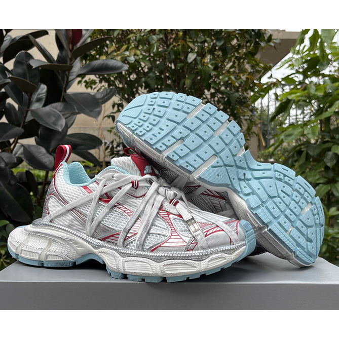 Balenciaga 3XL Extreme Laces B Sneaker In White - DopestKickz