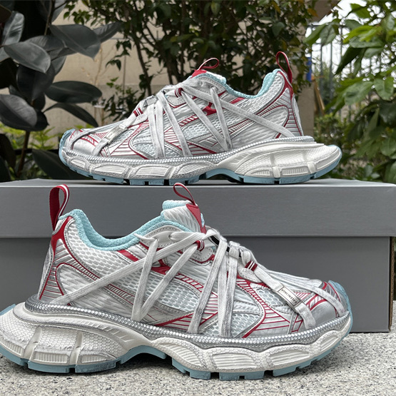 Balenciaga 3XL Extreme Laces B Sneaker In White - DopestKickz