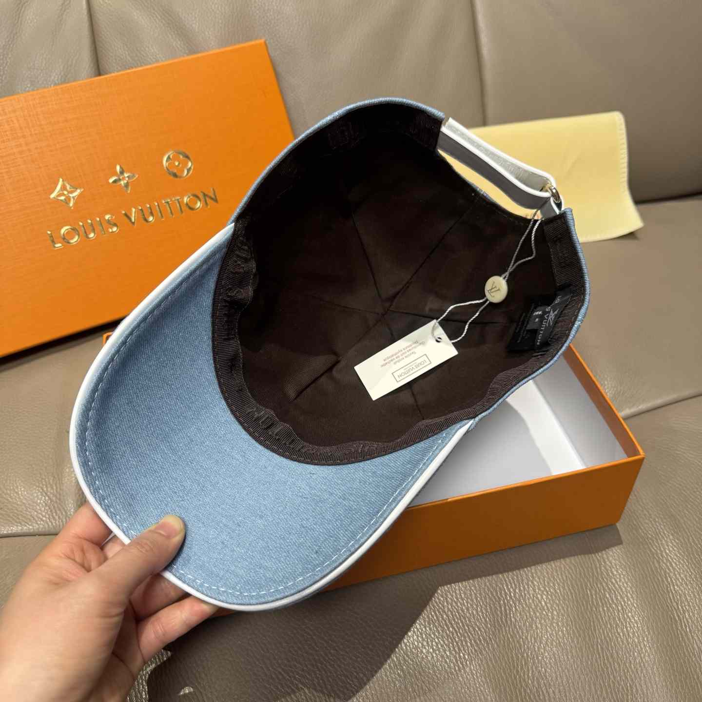 Louis Vuitton Monogram Denim Cap - DopestKickz