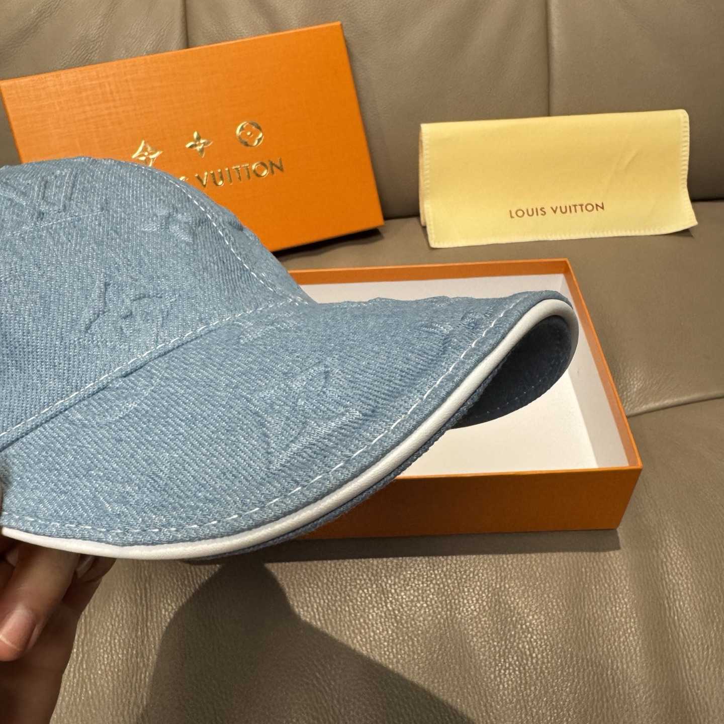 Louis Vuitton Monogram Denim Cap - DopestKickz