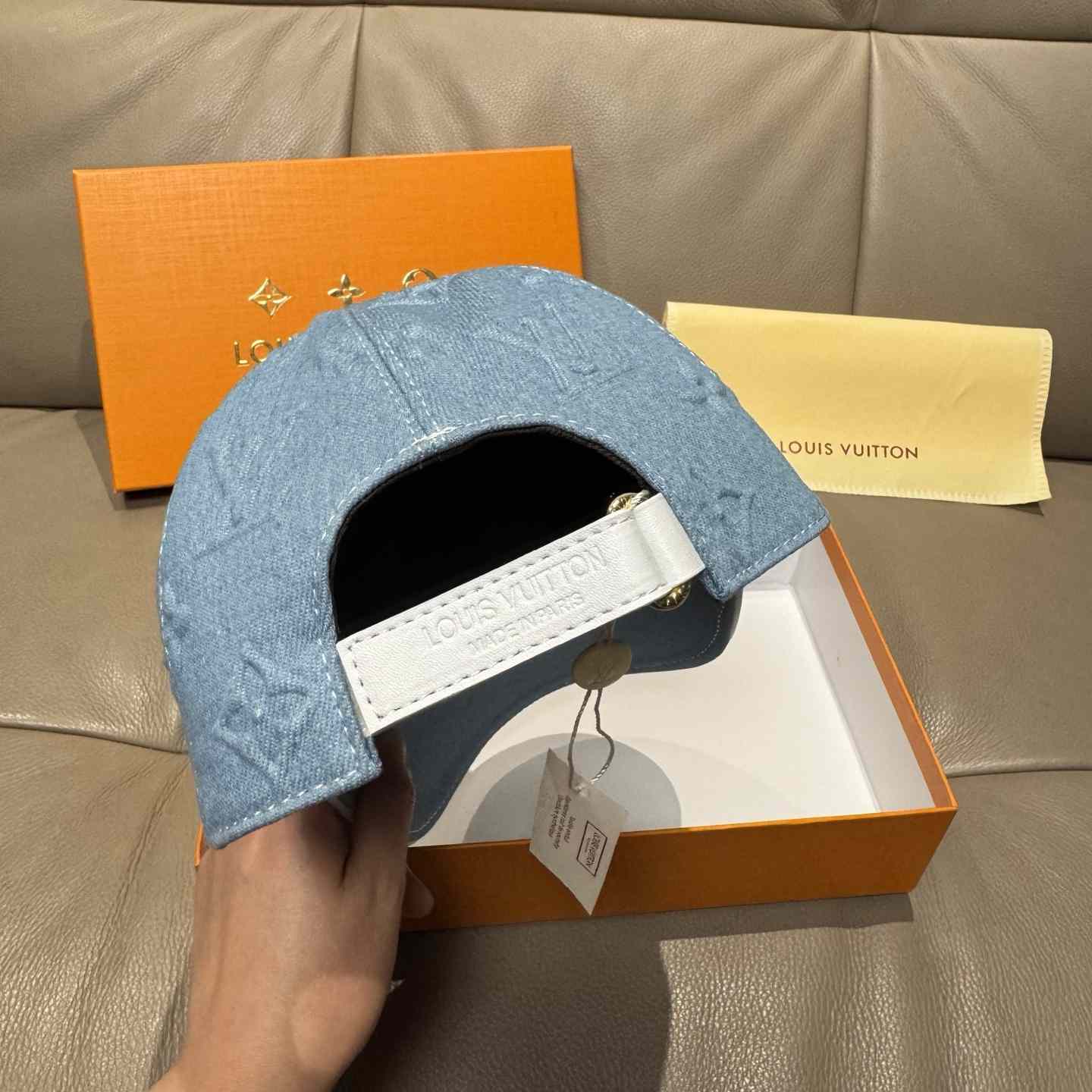 Louis Vuitton Monogram Denim Cap - DopestKickz