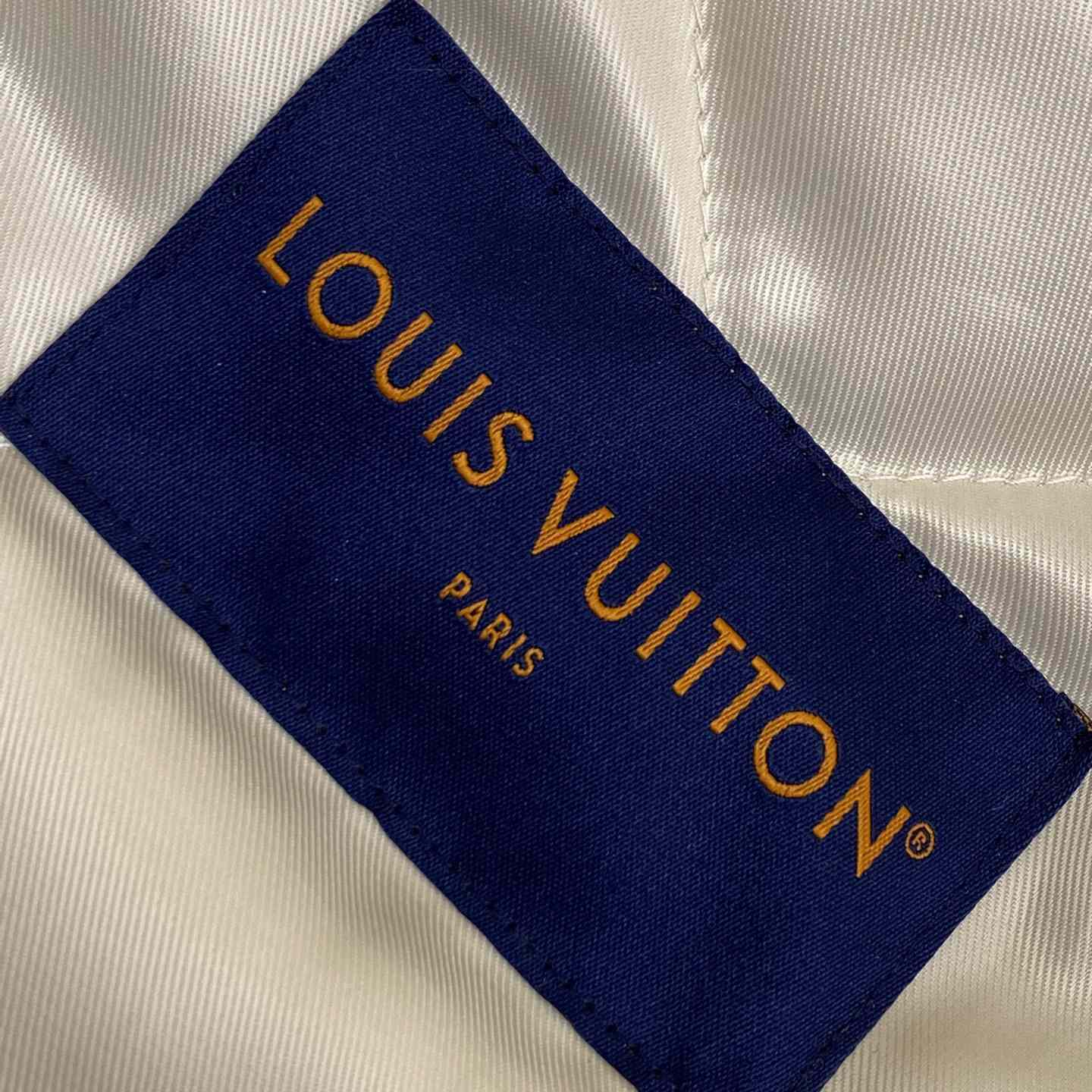 Louis Vuitton Destroyed Workwear Denim Jacket  1AAGQG - DopestKickz