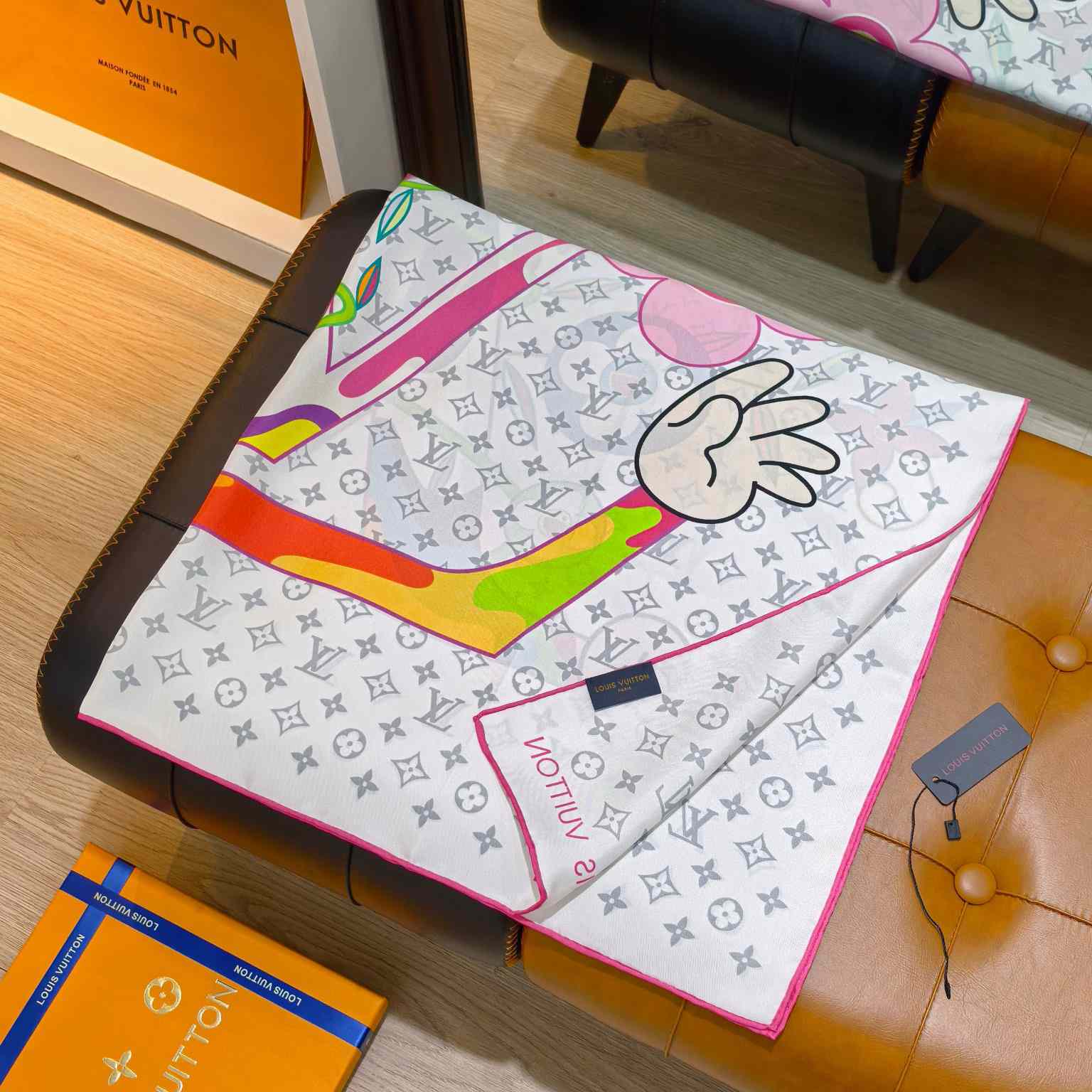 Louis Vuitton LV x TM Monogram Superflat Square 90   M96097 - DopestKickz