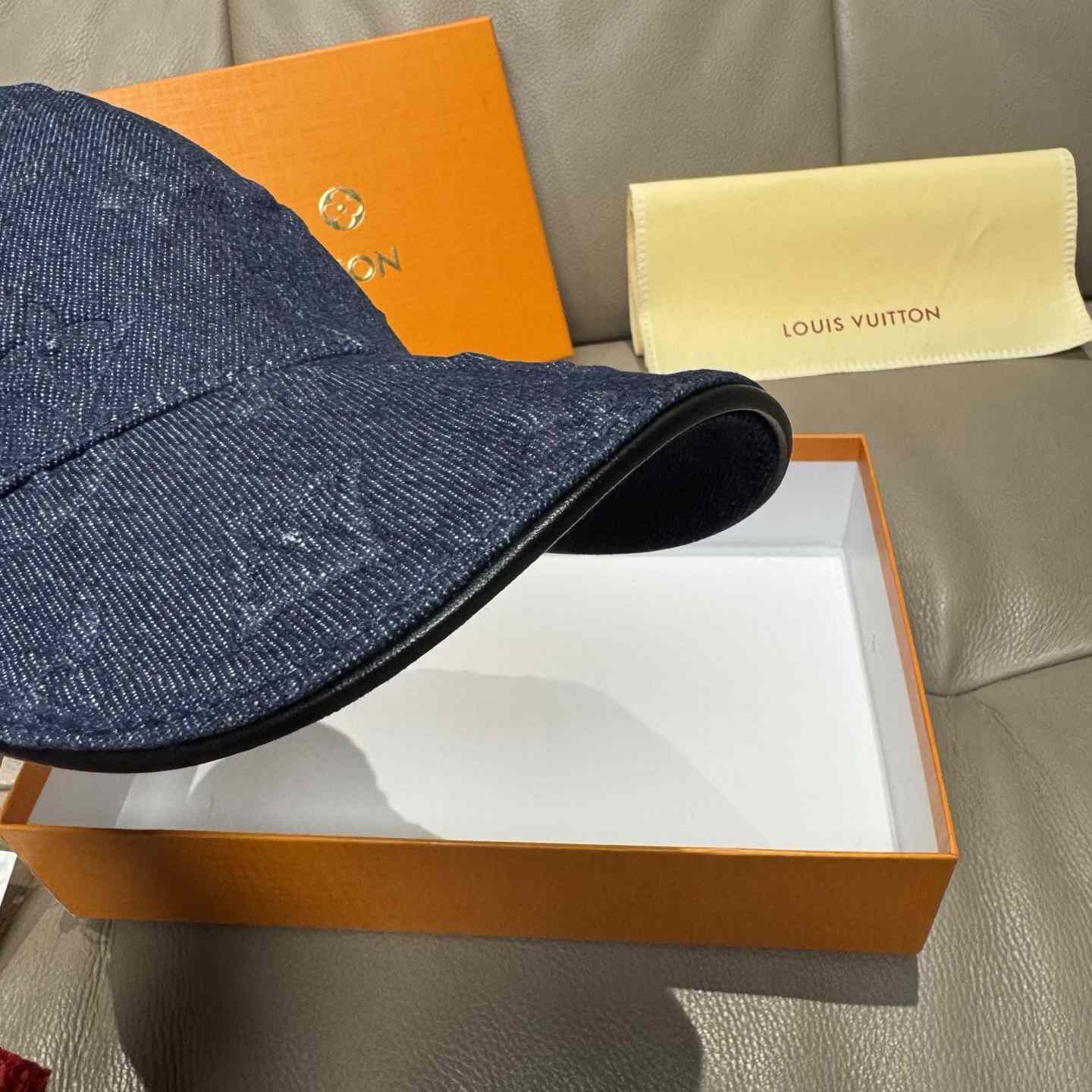 Louis Vuitton Monogram Denim Cap - DopestKickz