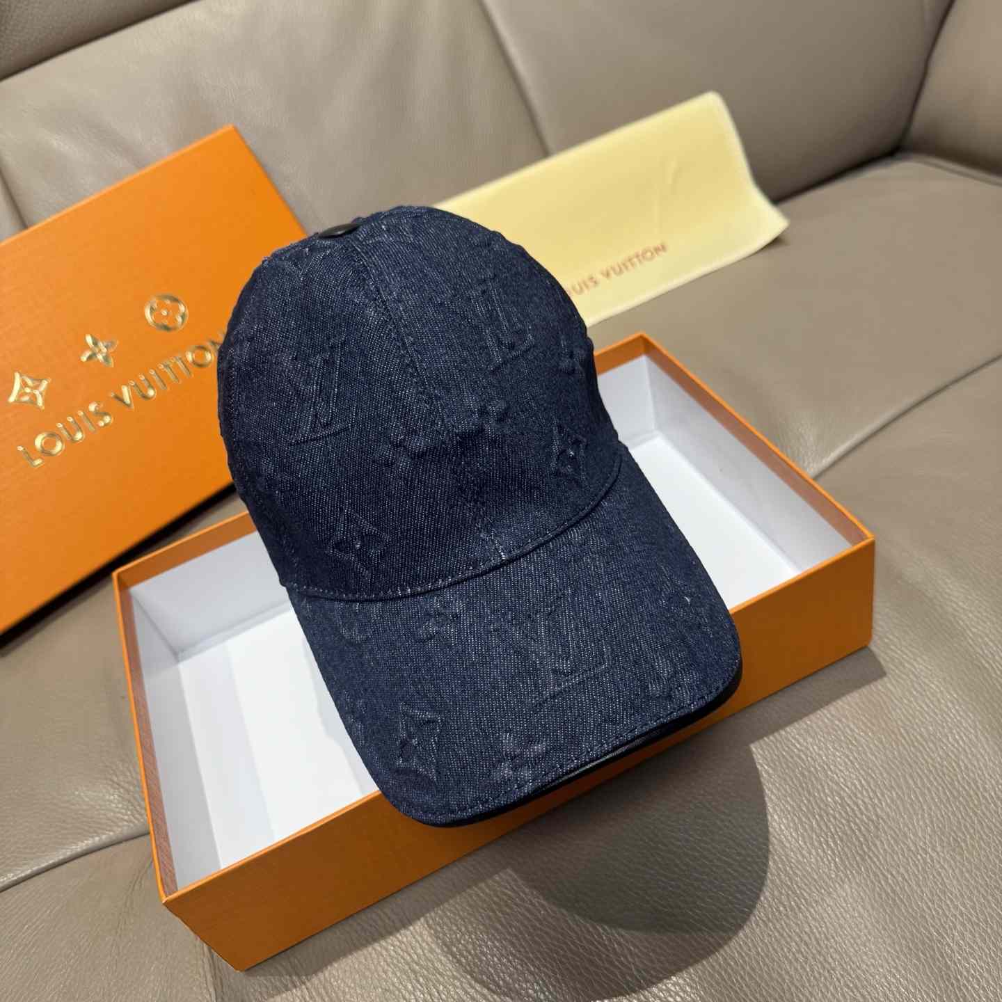 Louis Vuitton Monogram Denim Cap - DopestKickz