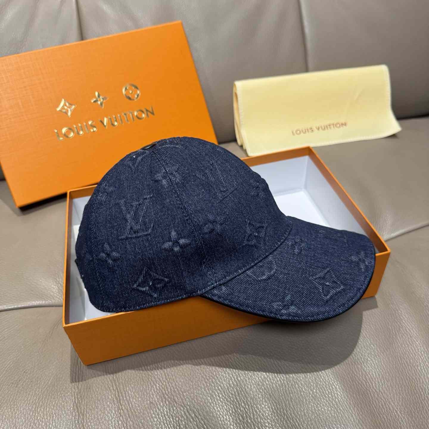 Louis Vuitton Monogram Denim Cap - DopestKickz
