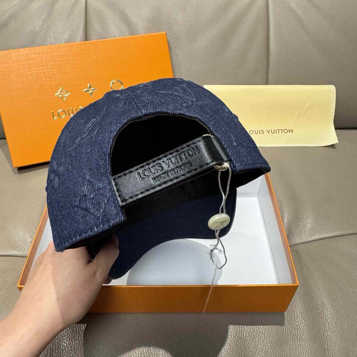 Louis Vuitton Monogram Denim Cap - DopestKickz