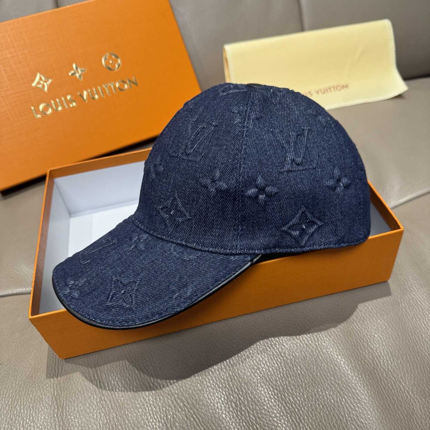 Louis Vuitton Monogram Denim Cap - DopestKickz