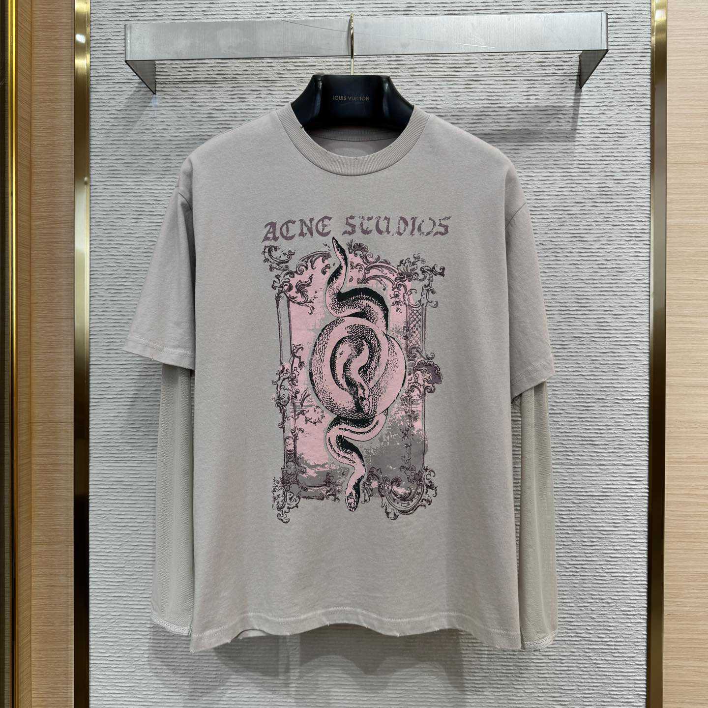 Acne Studios T-Shirt 'Rust Red' - DopestKickz