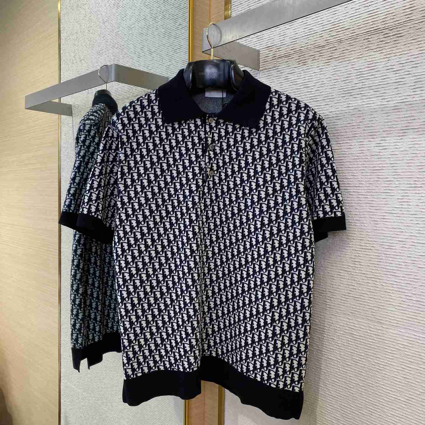 Dior Oblique Polo Shirt - DopestKickz