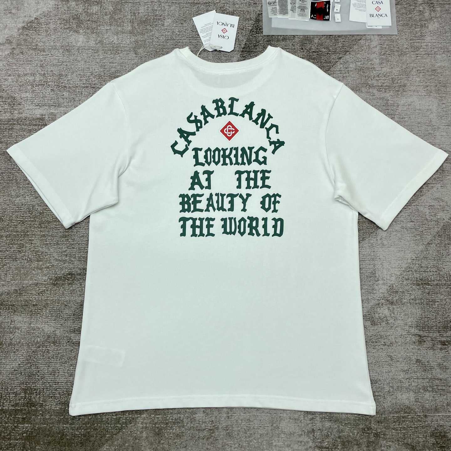 Casablanca Looking at The Beauty Of The World T-Shirt     C962 - DopestKickz